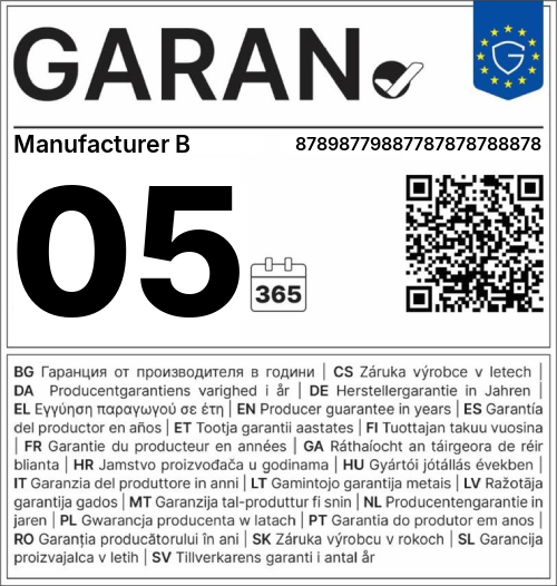 Garantie-Label